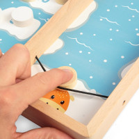 Bigjigs Toys Hra s pukmi na ľade