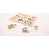 Bigjigs Toys Obrázkové počítacie puzzle
