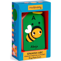 Mudpuppy ABC španielsko-anglickej karty na krúžku 27 ks