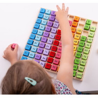 Bigjigs Toys Zásobník Drevené čísla