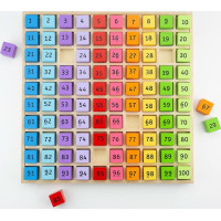 Bigjigs Toys Zásobník Drevené čísla