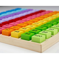 Bigjigs Toys Zásobník Drevené čísla