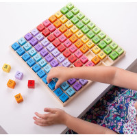 Bigjigs Toys Zásobník Drevené čísla