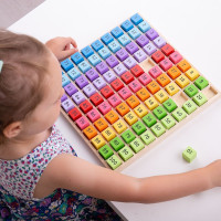 Bigjigs Toys Zásobník Drevené čísla