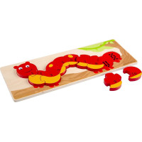 Bigjigs Toys Počítacie puzzle húsenica