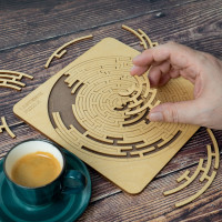 EscapeWelt Drevené puzzle Labyrint