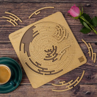 EscapeWelt Drevené puzzle Labyrint