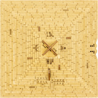 EscapeWelt Drevený hlavolam Pyramída