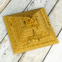 EscapeWelt Drevený hlavolam Pyramída