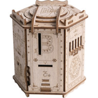 EscapeWelt 3D drevená mechanická skladačka hlavolamu Fort Knox Pro