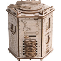 EscapeWelt 3D drevená mechanická skladačka hlavolamu Fort Knox Pro