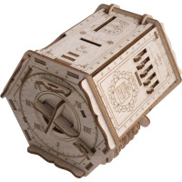 EscapeWelt 3D drevená mechanická skladačka hlavolamu Fort Knox Pro