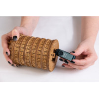 EscapeWelt Drevený hlavolam Cryptex