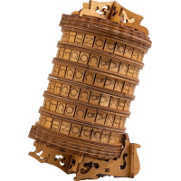 EscapeWelt Drevený hlavolam Cryptex