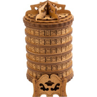 EscapeWelt Drevený hlavolam Cryptex