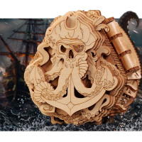 EscapeWelt 3D drevený hlavolam "Blackbeard&#39;s Compass