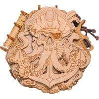 EscapeWelt 3D drevený hlavolam "Blackbeard&#39;s Compass