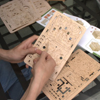 EscapeWelt 3D drevená mechanická skladačka hlavolamu Orbitálna schránka