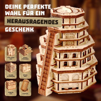 EscapeWelt Drevený hlavolam Quest Tower