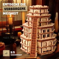 EscapeWelt Drevený hlavolam Quest Tower