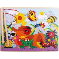 Bigjigs Toys Drevené chytanie hmyzu