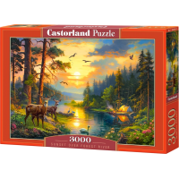 CASTORLAND Puzzle Západ slnka nad riekou 3000 dielikov