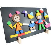 Detoa Magnetické puzzle Deti