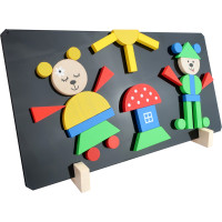 Detoa Magnetické puzzle Medvede