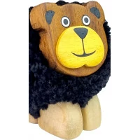 2Kids Toys Drevená figúrka XL pompon Medveď