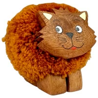 2Kids Toys Drevená figúrka XL pompon Mačka
