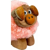 2Kids Toys Drevená figúrka XL pompon Prasa