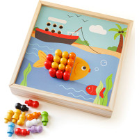 Bigjigs Toys Drevená mozaika Pláž