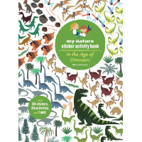 Chronicle Books Kniha aktivít so samolepkami V čase dinosaurov