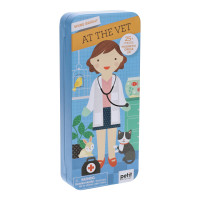 Petit Collage Magnetické puzzle Veterinárka