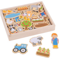 Bigjigs Toys Magnetky farma