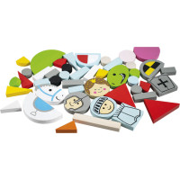 Detoa Magnetické puzzle Rytieri