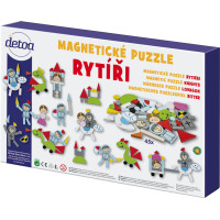 Detoa Magnetické puzzle Rytieri