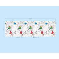 Pexi Maľovacie obrusy 3 ks - Jednorožce (Unicorns)