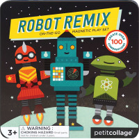 Petit Collage Magnetická hra Roboti