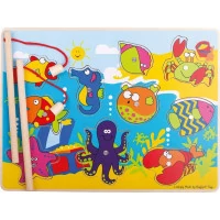 Bigjigs Toys Drevený morský rybolov