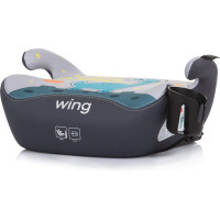 CHIPOLINO Podsedák Wing i-Size 125-150cm Isofix, Space Dino