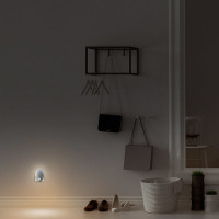 Solight nočné LED svetielko s pohybovým a svetelným sensorom 0,7W, 3000K, 230V