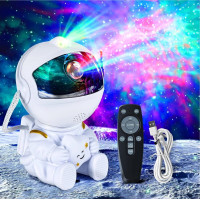 Nočná LED lampička/projektor s diaľkovým ovládačom UNIVERSE - biela