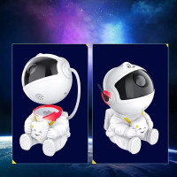 Nočná LED lampička/projektor s diaľkovým ovládačom UNIVERSE - biela