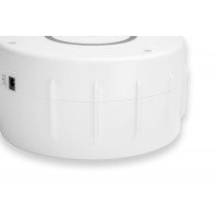 Nočná LED lampička/projektor hviezd SPIRAL - biela