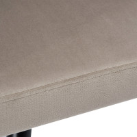 Jedálenské kresielko ASTON Velvet - toupe