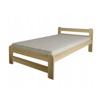 Detská posteľ z masívu borovice EURO - 200x90 cm - prírodná