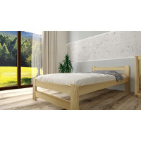 Detská posteľ z masívu borovice EURO - 200x90 cm - prírodná
