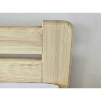 Detská posteľ z masívu borovice EURO - 200x90 cm - prírodná