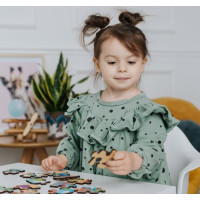 TREFL Drevené puzzle Bing: Zoznámte sa s Bingom 24 dielikov